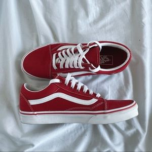 Red Old Skool Vans